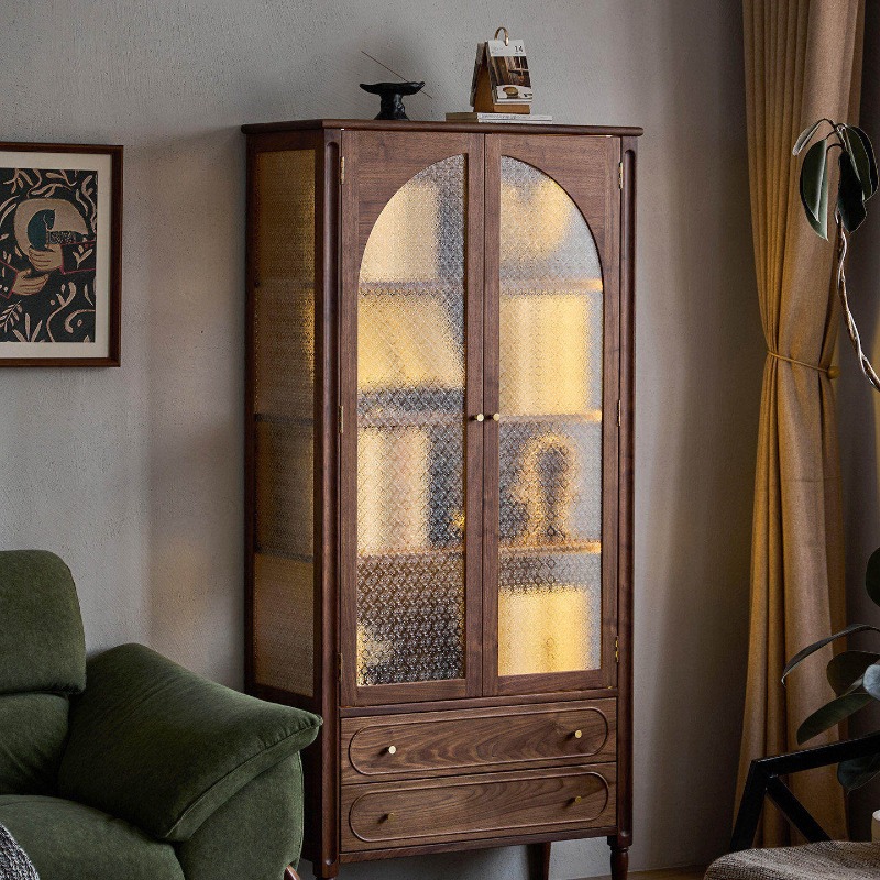 Books - Nordic solid wood with cabinet door