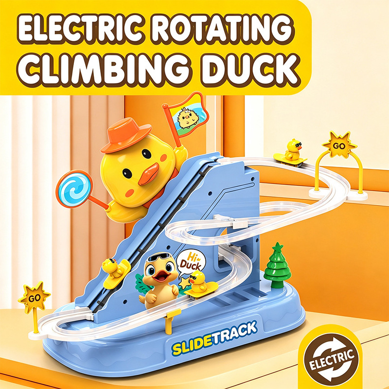 Music - Ducks Stair Climbing Toys Flashing Lights