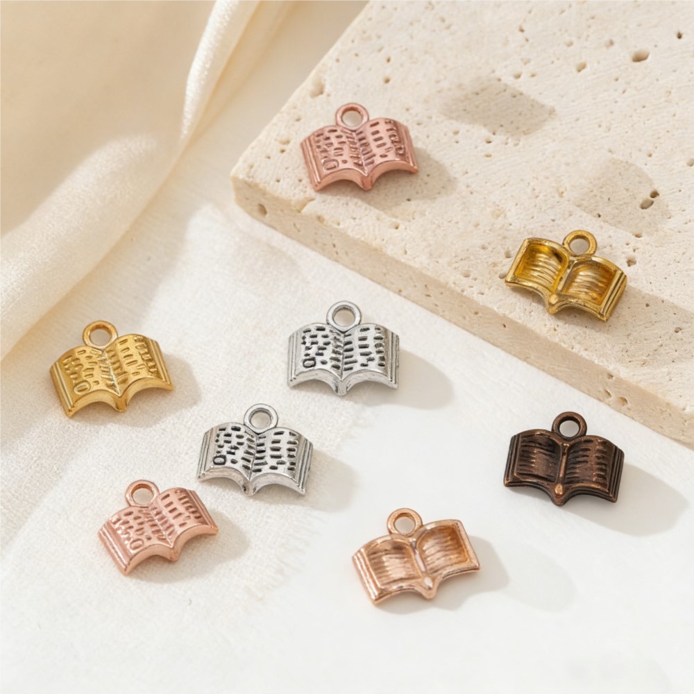 10/20/100pcs Charms Open Book  - Stationery Books recension och pris