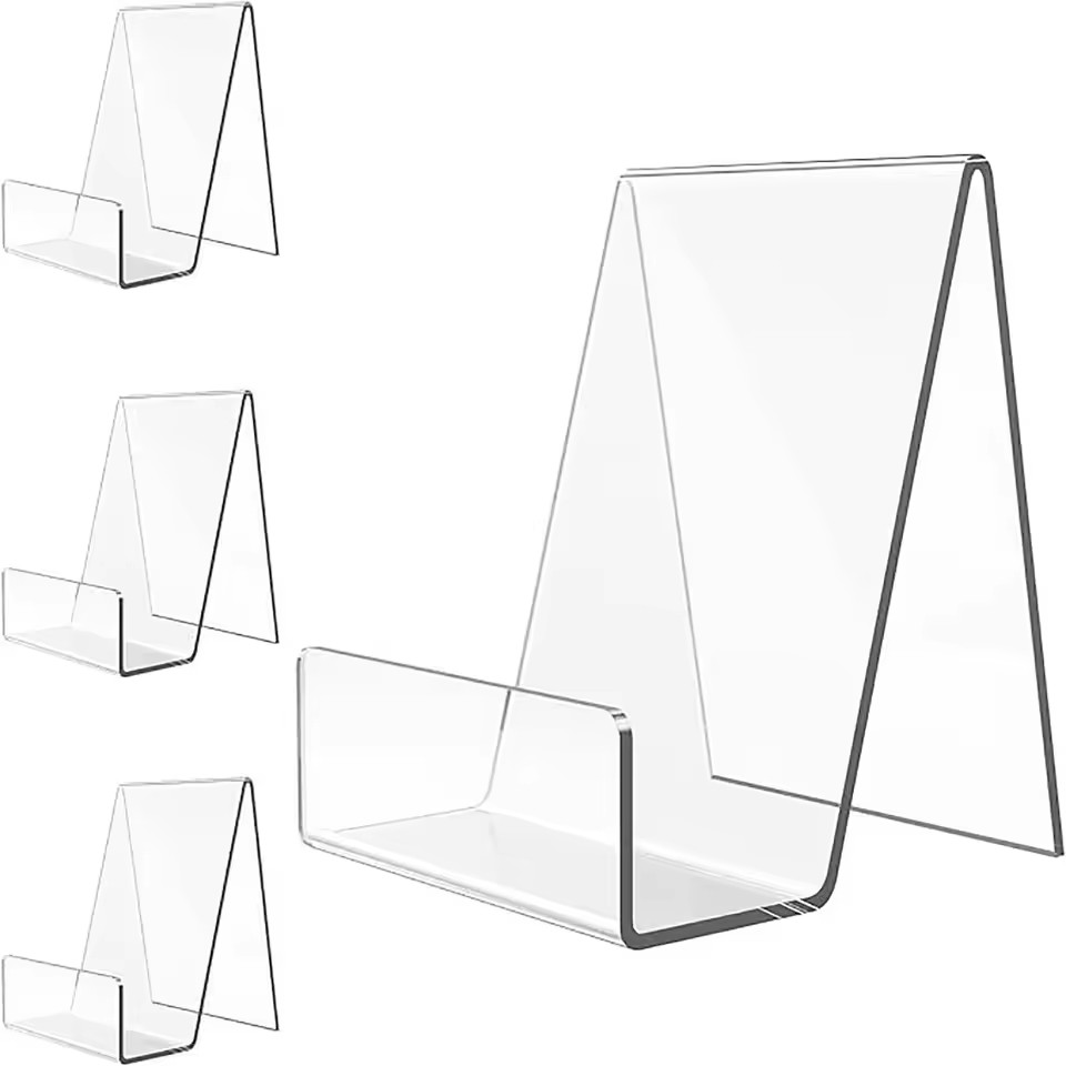 4pcs Acrylic Book Stand Book H - Clear Acrylic Book Stand Holder recension och pris