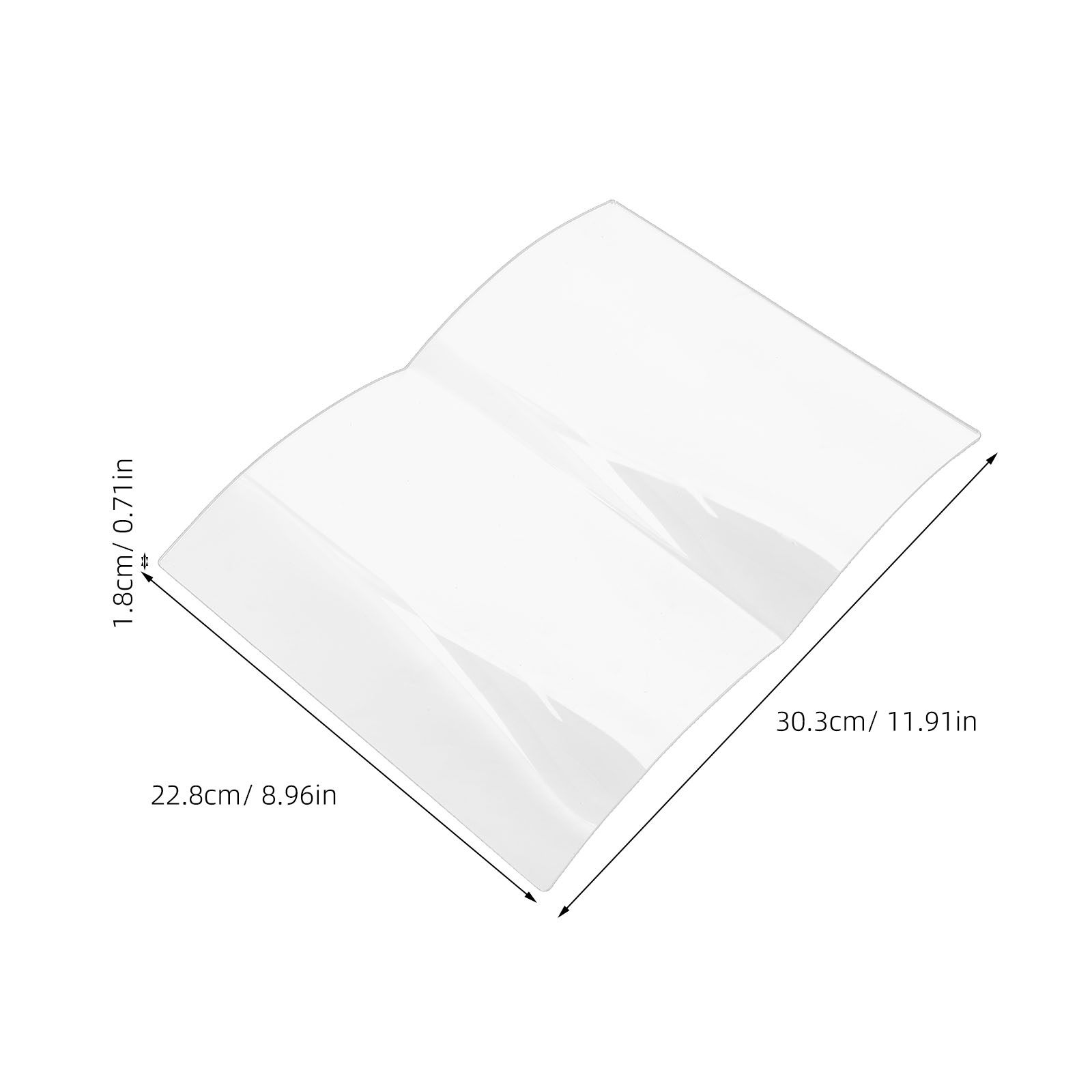 Clear Acrylic Book Stand Fan S - Clear Acrylic Book Stand Holder recension och pris