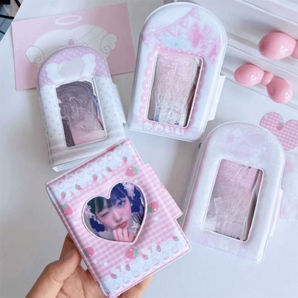 Cute 3 Inch Photocard Binder A - Kpop Photo Card Binder 3 Inch recension och pris