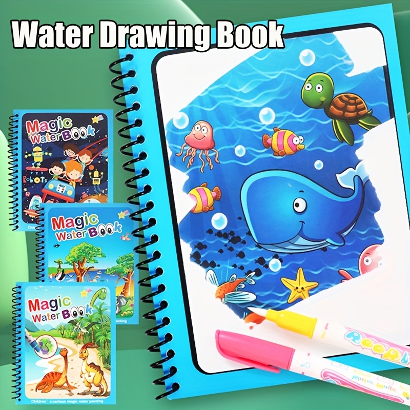 Magical Book Water Drawing Mon - Reusable Water Magic Coloring Book recension och pris