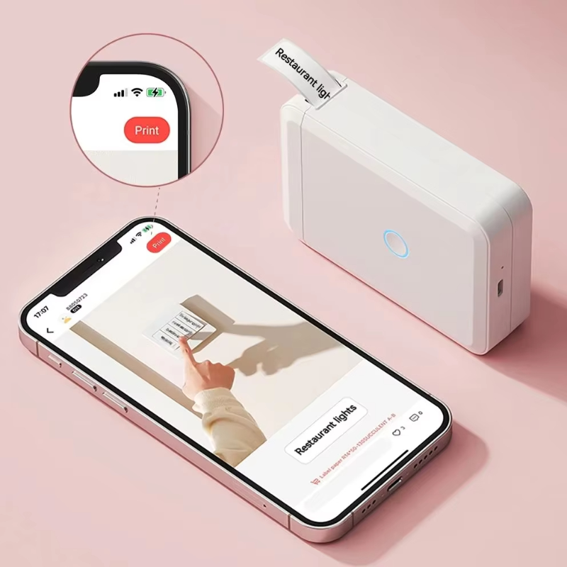 Niimbot D110 Mini Portable The - Mini Pocket Thermal Printer Paper Roll recension och pris