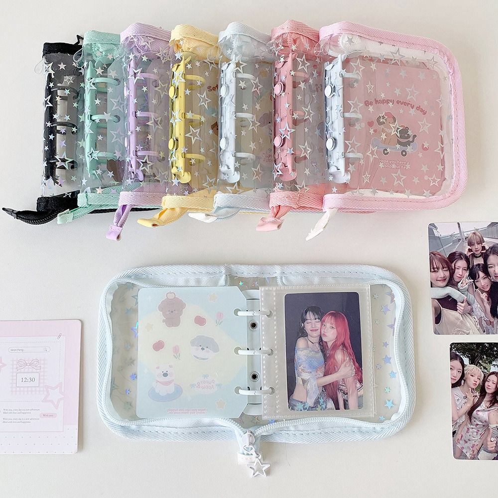 1pc Portable PVC A8 Card Binde - Kpop Photo Card Binder 3 Inch recension och pris