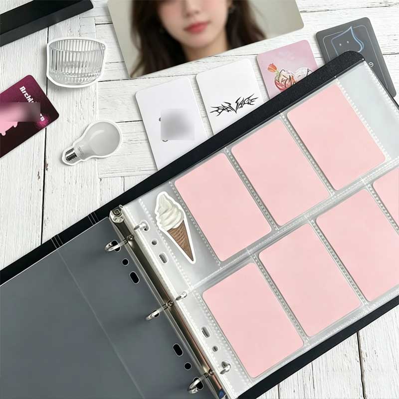 7 8 Slots Wide A5 D Ring Binde - Kpop Photo Card Binder 3 Inch recension och pris