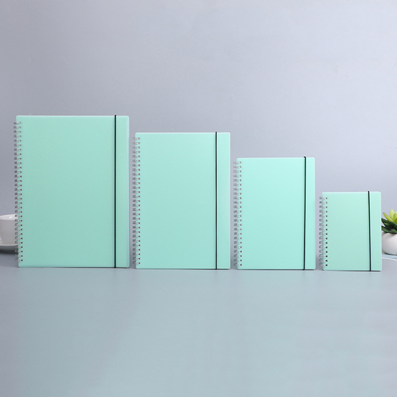A6 A5 B5 A4 Green Spiral Book  - A5 Spiral Dotted Grid Notebook recension och pris