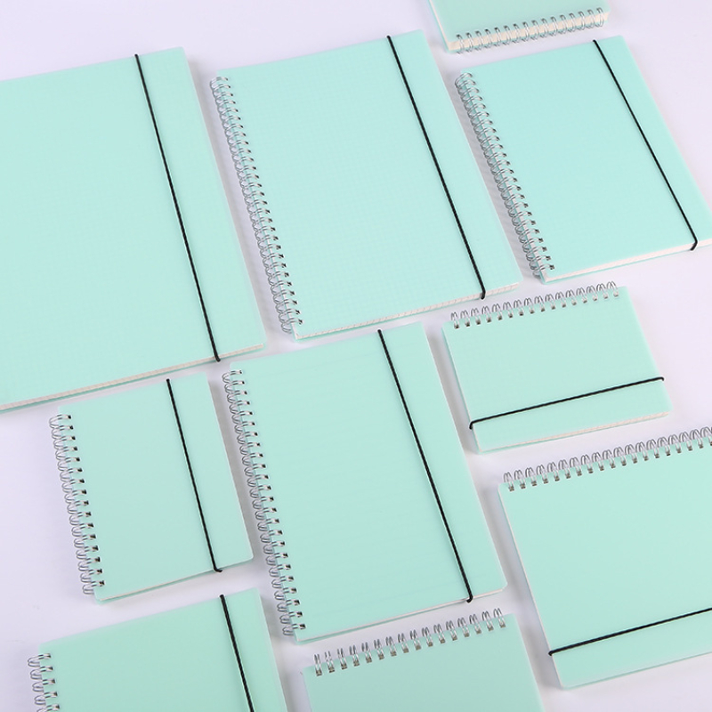 A6 A5 B5 A4 Green Spiral Book  - A5 Spiral Dotted Grid Notebook recension och pris