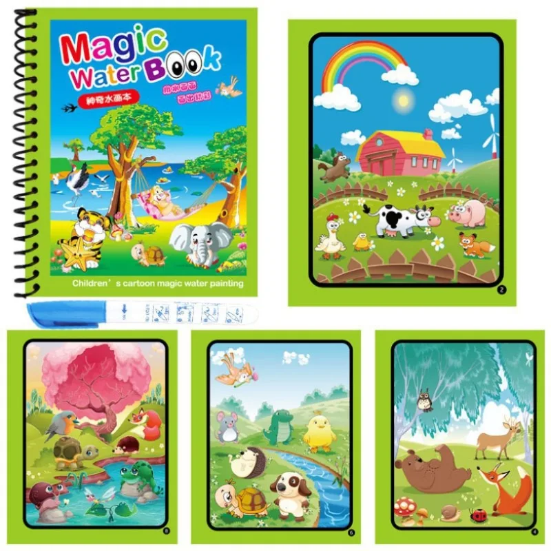1Pc Reusable Magic Water Book  - Reusable Water Magic Coloring Book recension och pris