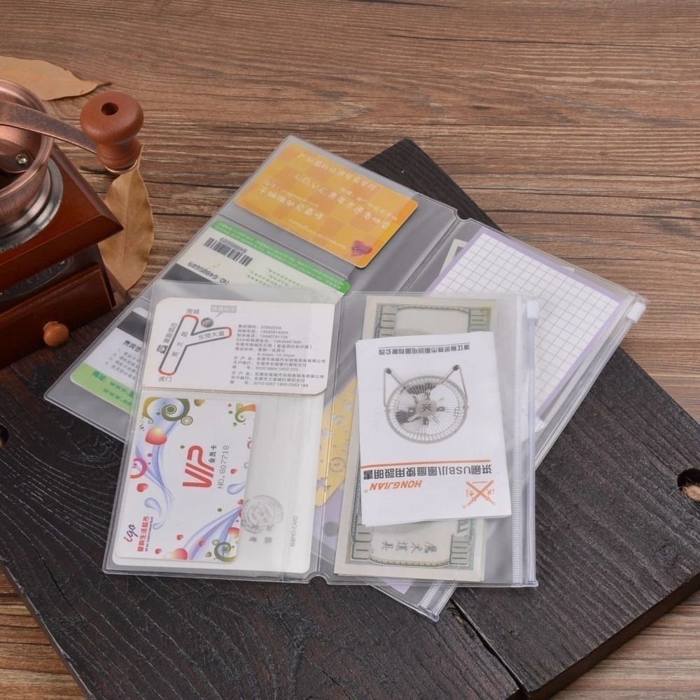 PVC Zipper Bag for Midori Trav - Vintage Leather Journal Notebook recension och pris