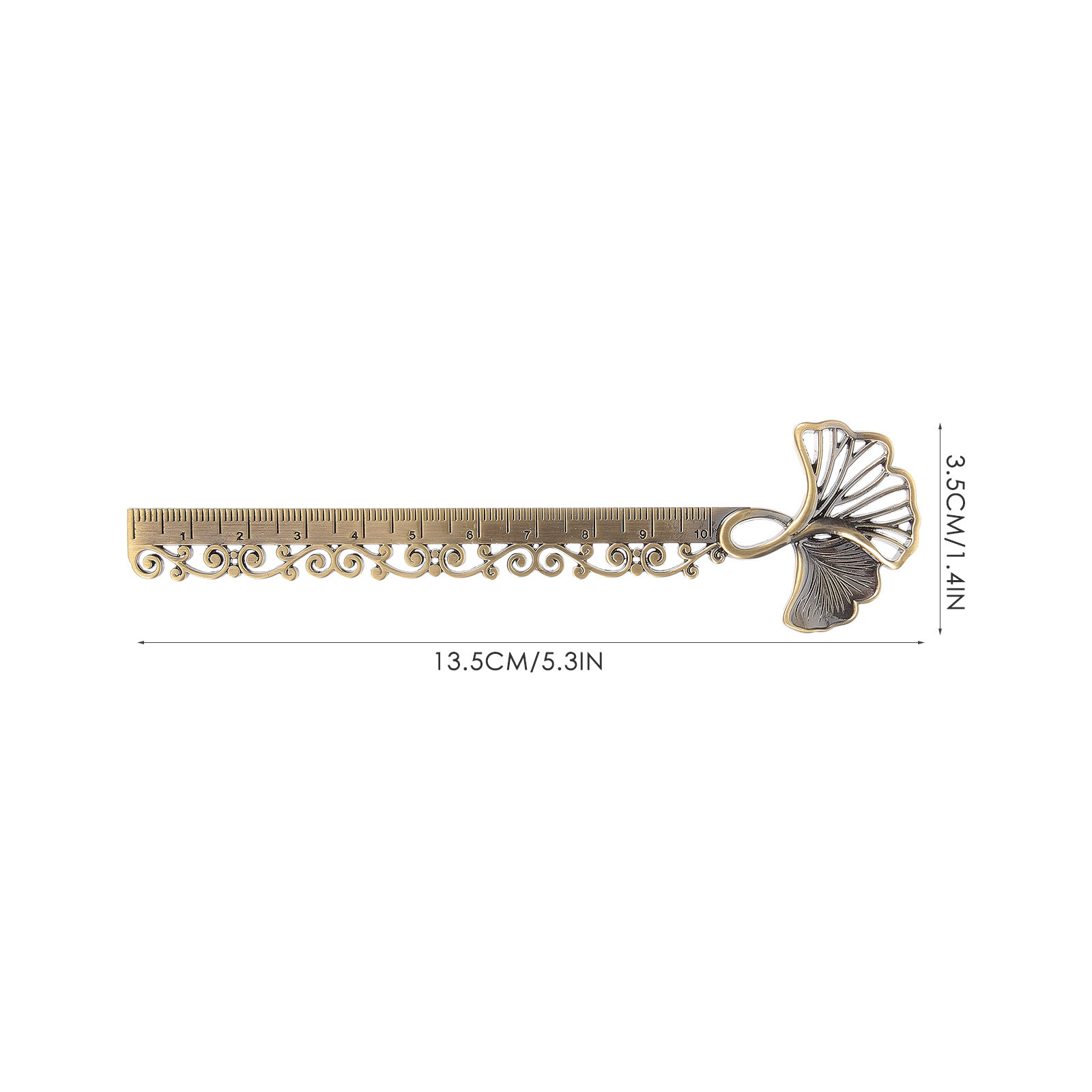Metal Hollow Ginkgo Bookmark R - Stationery Books recension och pris