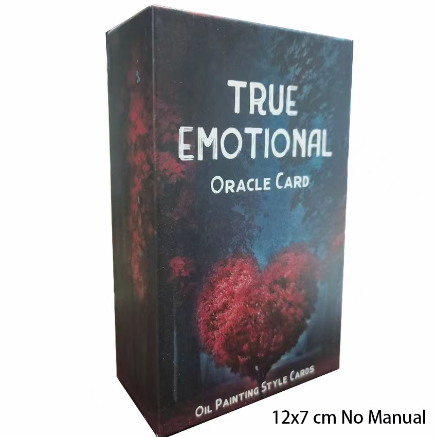 12x7 cm True Emotional Oracle  - Tarot Deck With Guidebook recension och pris