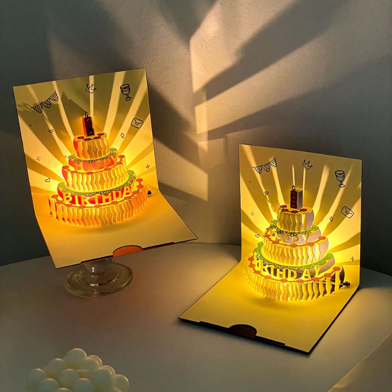 3D Music Light Birthday Card C - Blank Sheet Music Notebook recension och pris