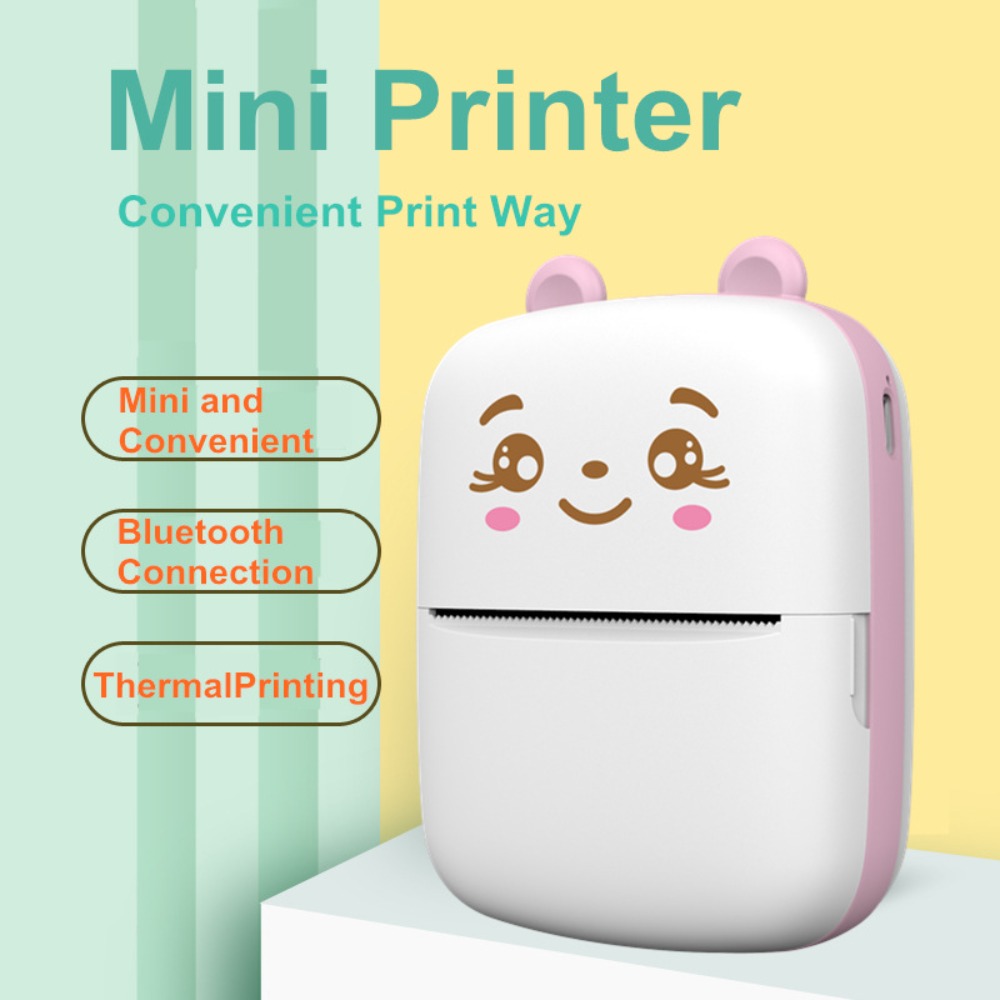 Mini Portable Pocket Inkless T - Mini Pocket Thermal Printer Paper Roll recension och pris