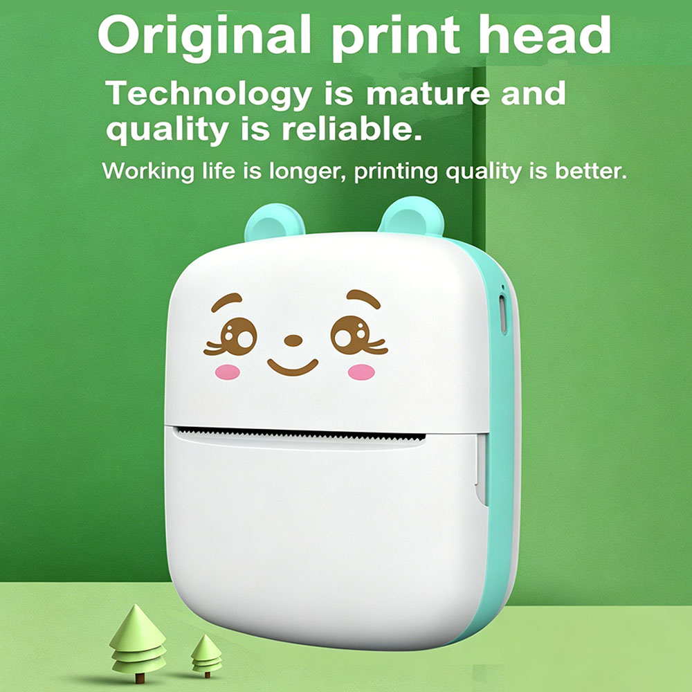 Mini Portable Pocket Inkless T - Mini Pocket Thermal Printer Paper Roll recension och pris
