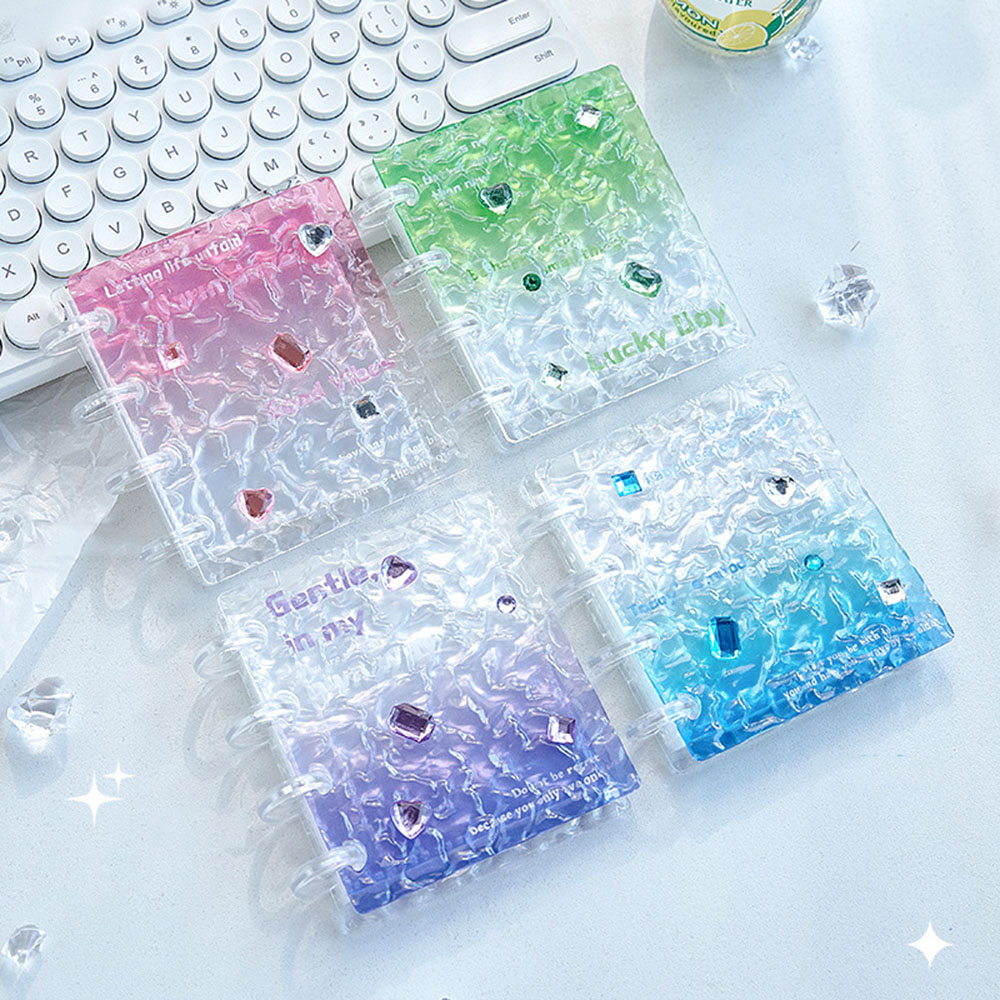 Water Ripple Gradient Acrylic  - Kpop Photo Card Binder 3 Inch recension och pris