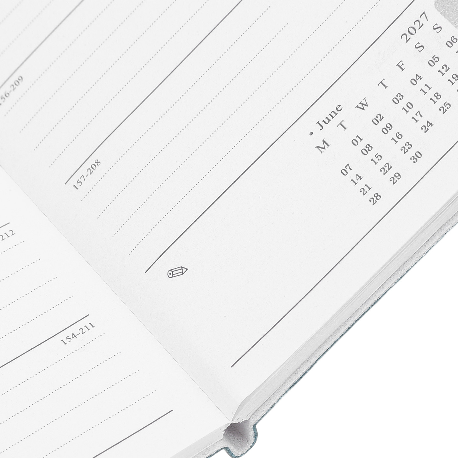 2027 Functional Planner Notebo - A5 Spiral Dotted Grid Notebook recension och pris