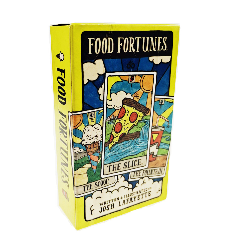 New 78 Illustrated Food&Drink  - Tarot Deck With Guidebook recension och pris