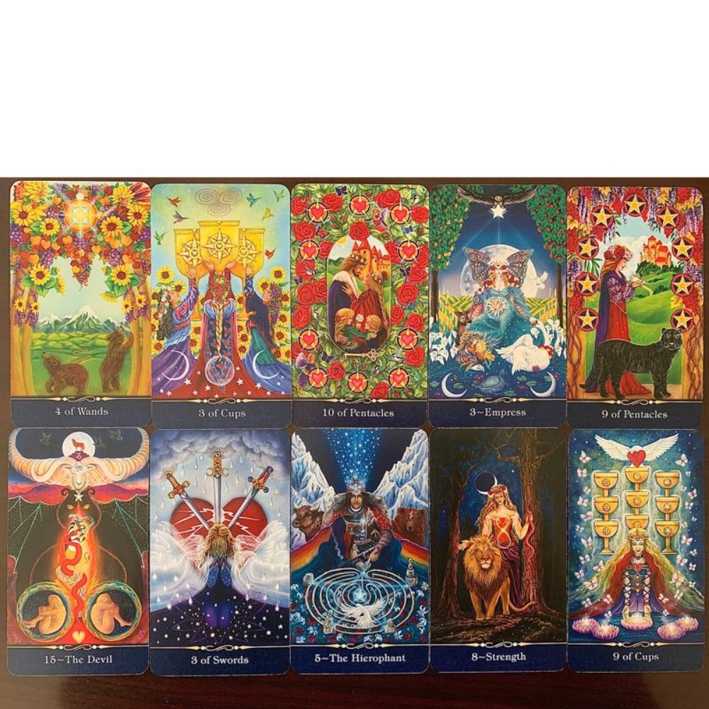 10.3*6cm The Star Tarot Your P - Tarot Deck With Guidebook recension och pris