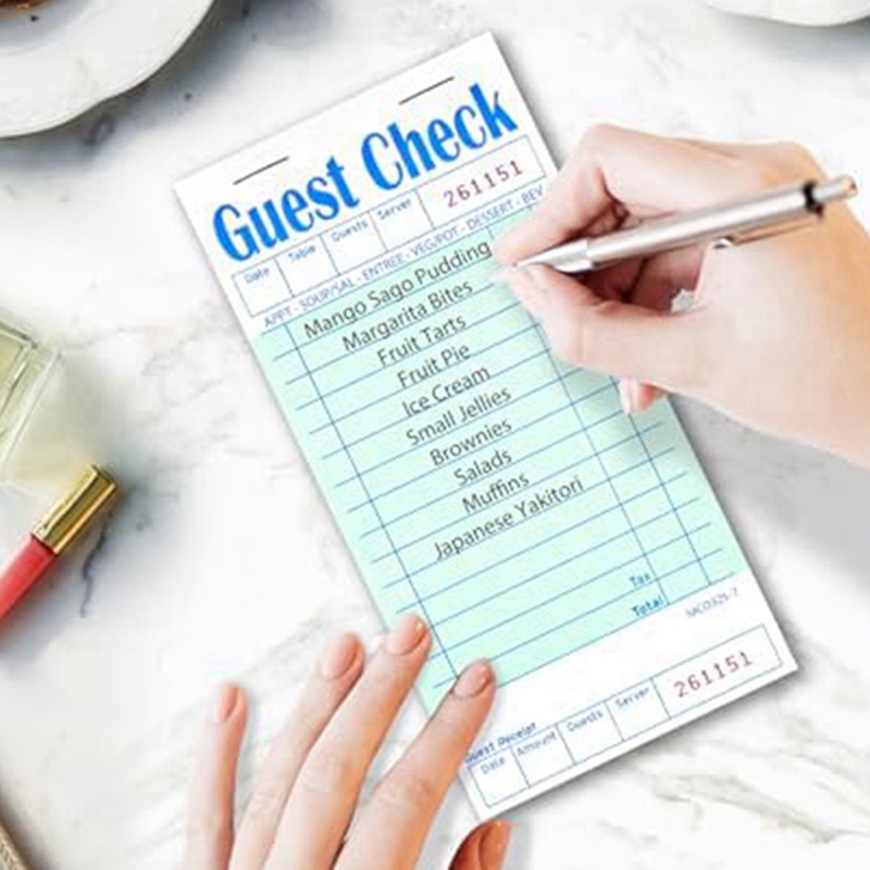 5 Pack Guest Check Books, Serv - Books recension och pris