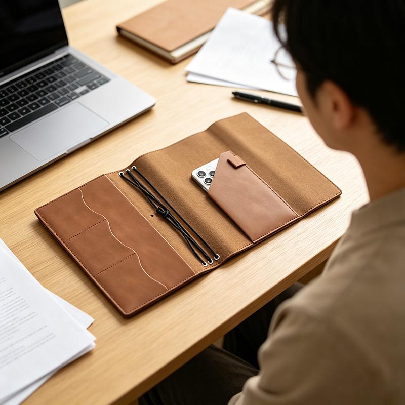 Refillable Notebook Organizer  - Vintage Leather Journal Notebook recension och pris