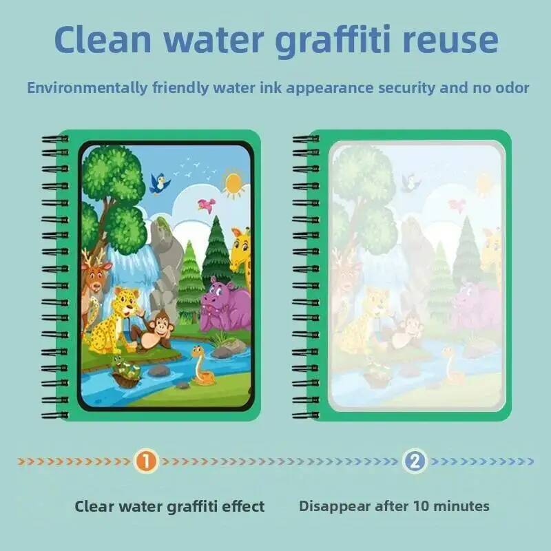 Magical Book Water Drawing Mon - Reusable Water Magic Coloring Book recension och pris