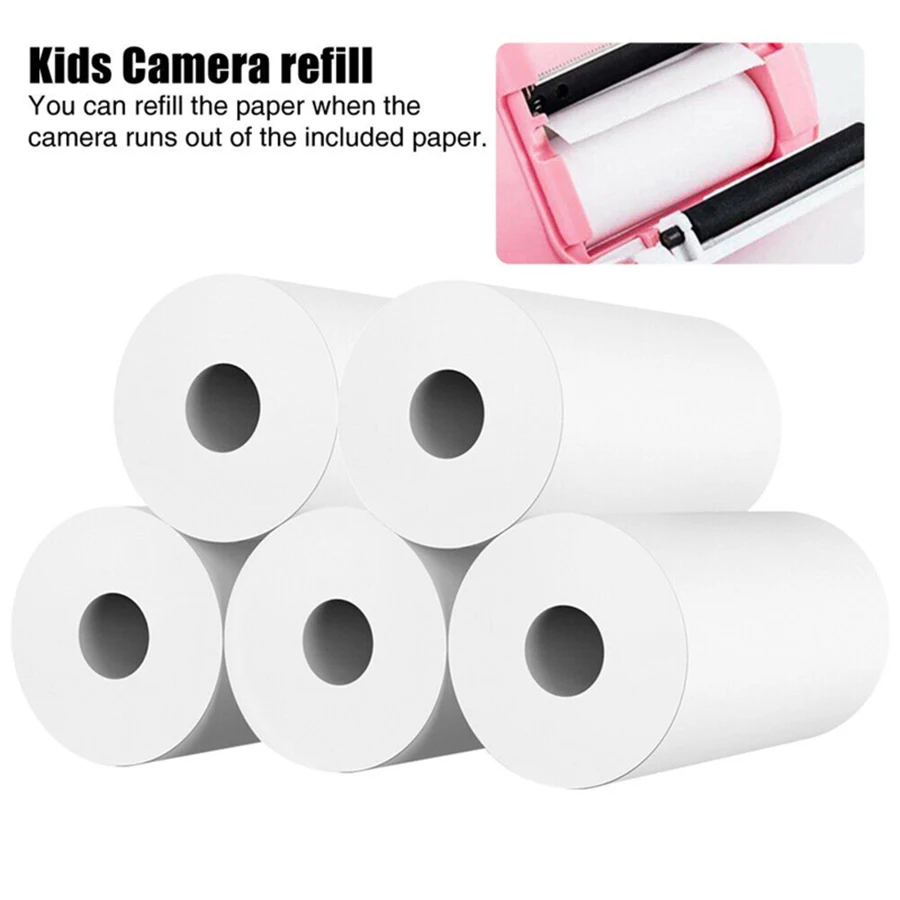 NEW 10 Rolls Camera Thermal Pa - Mini Pocket Thermal Printer Paper Roll recension och pris